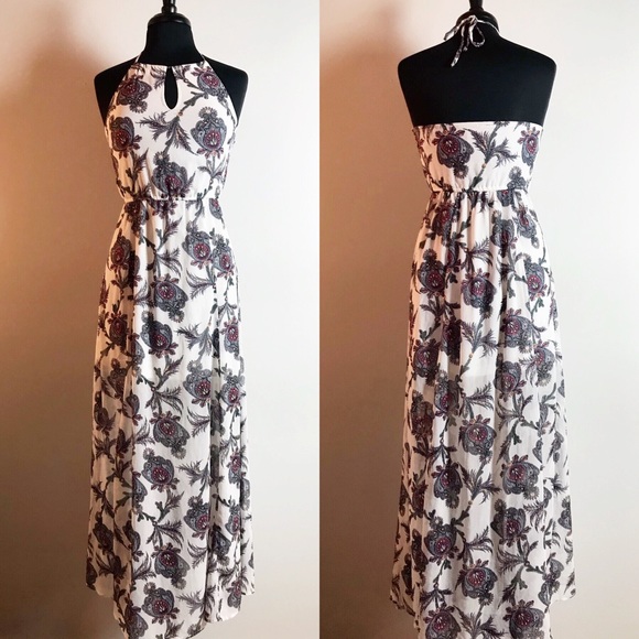 Abercrombie & Fitch Dresses & Skirts - ABERCROMBIE & FITCH Floral Paisley Maxi Dress